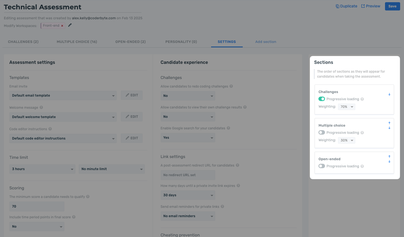 Custom multiple choice, short answer, and free-form questions