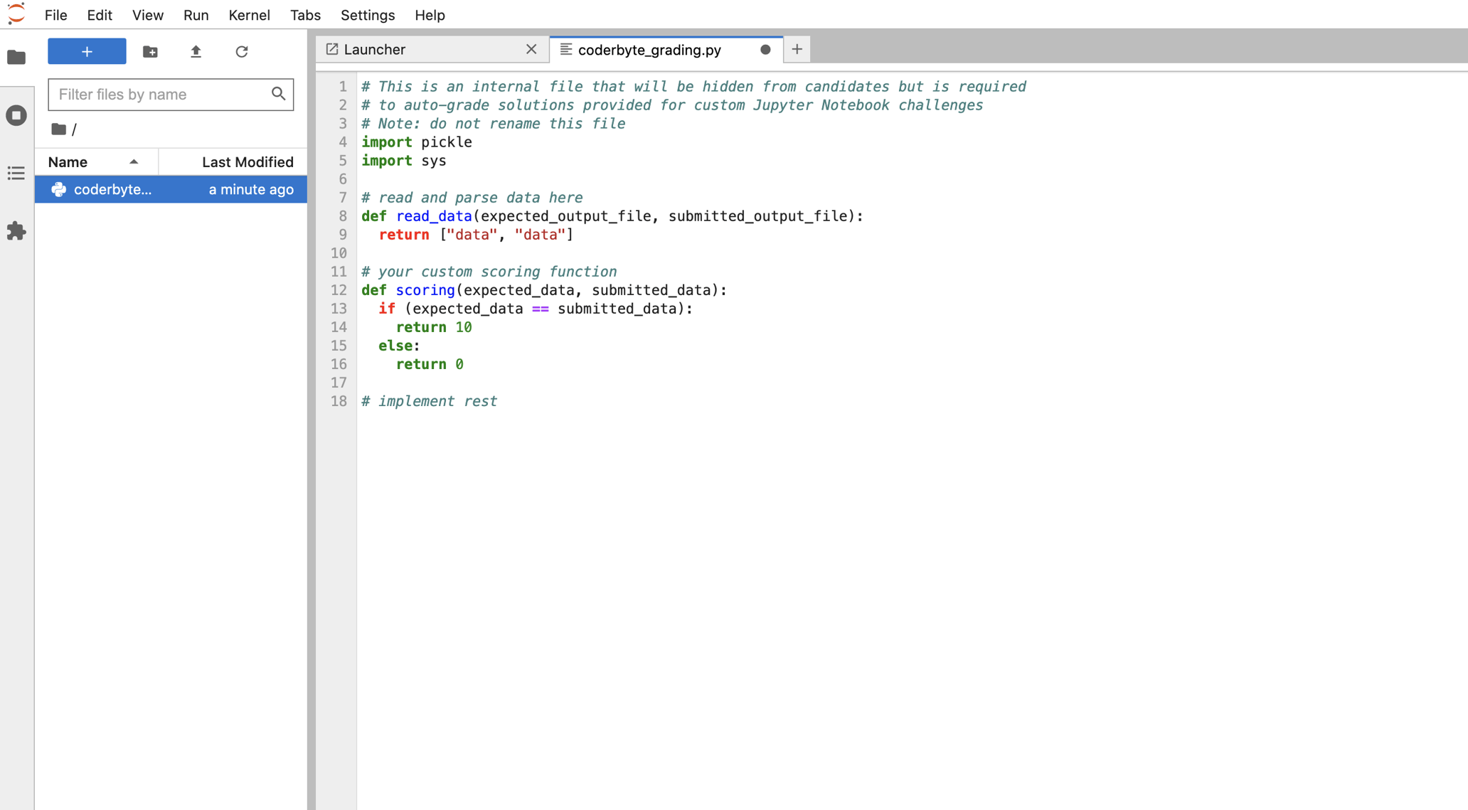 Create custom Jupyter challenges